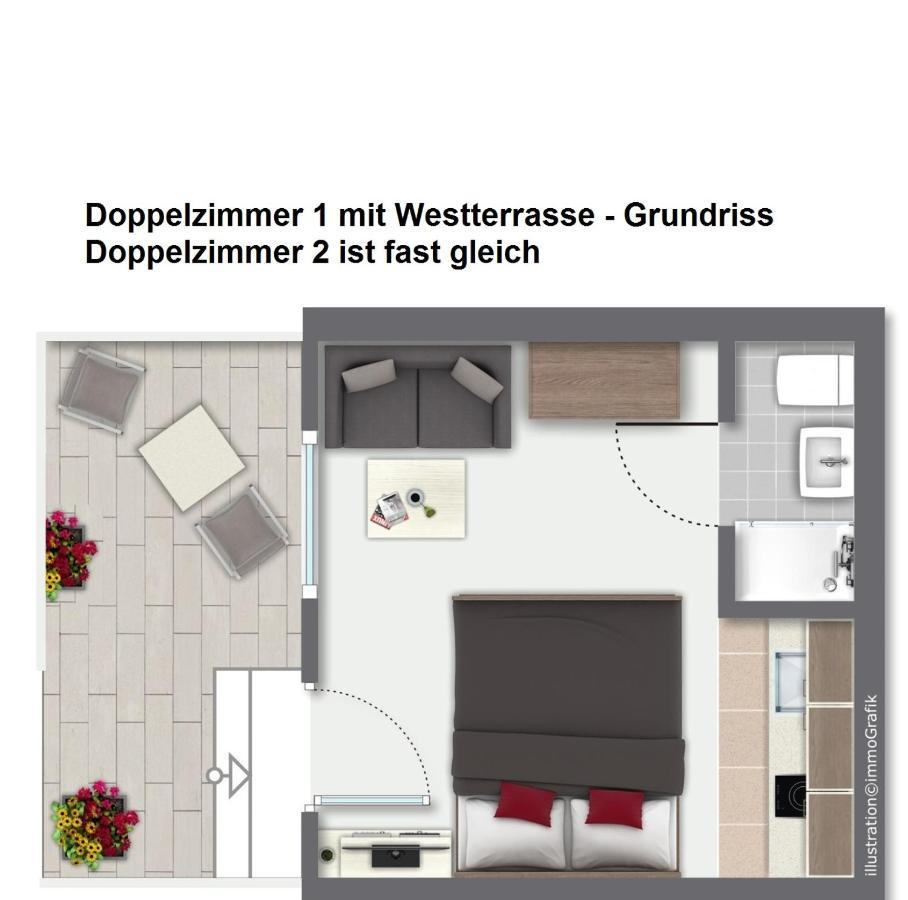 Bernsteinbaeder Zimmer Koserow Dış mekan fotoğraf